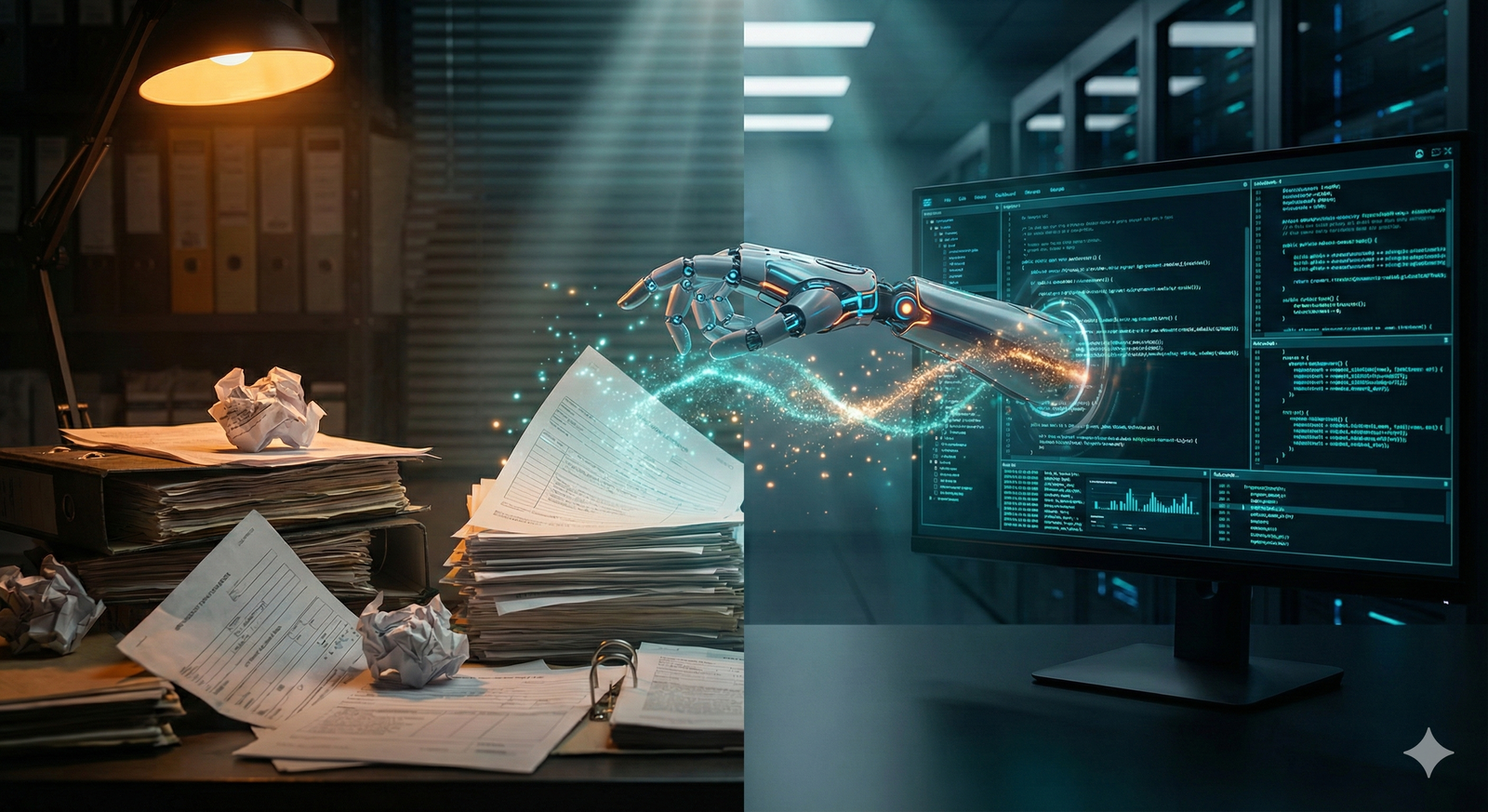 Transformacja: papierowy chaos zamieniony w cyfrowy proces przez AI